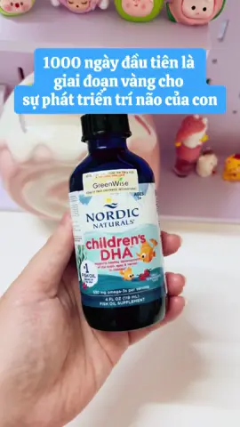 Từ 0-3 tuổi là giai đoạn vàng phát triển trí não cho con. DHA của Nordic naturals là sản phẩm được các mẹ trên toàn TG tin dùng. Mom nào có con chậm nói tham khảo nhé #review #dha #nordic #viral 