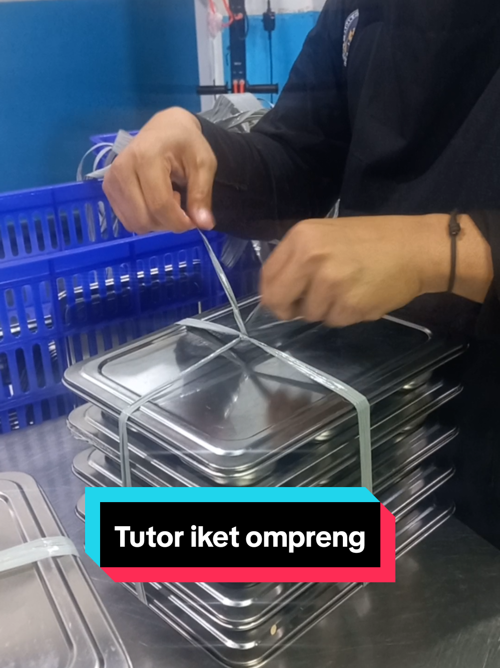 yg pada nanya cara ikat ompeng #makangratis #MBG #makanbergizigratis #sppg #BGN 
