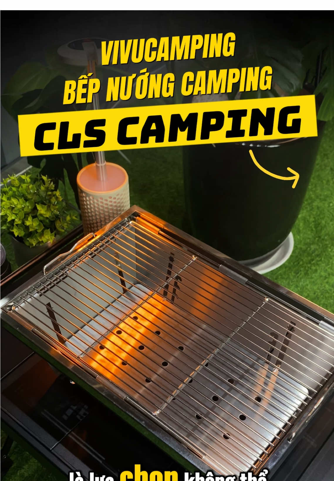 Chỉ mất 3s để mở nhanh gọn với bếp nướng nhà CLS #bepnuong #bepnuongthan #dodangoai #camping #vivucamping 