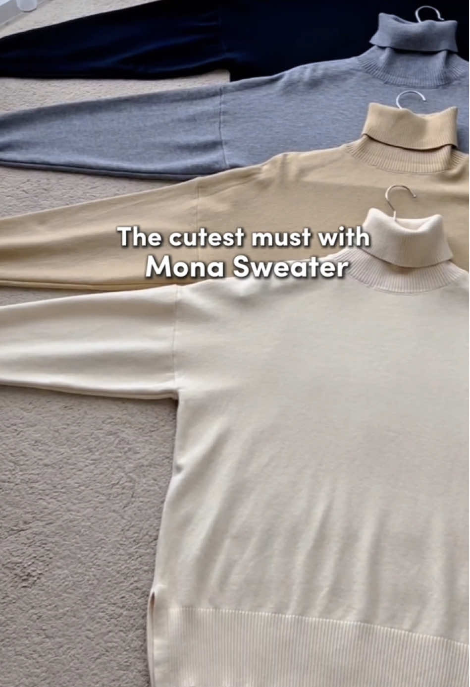 inspo outfit nyaman buat hangout dimalam hari ✨ #sweater #sweaterwanita #fyp #outfitinspo #styletips 