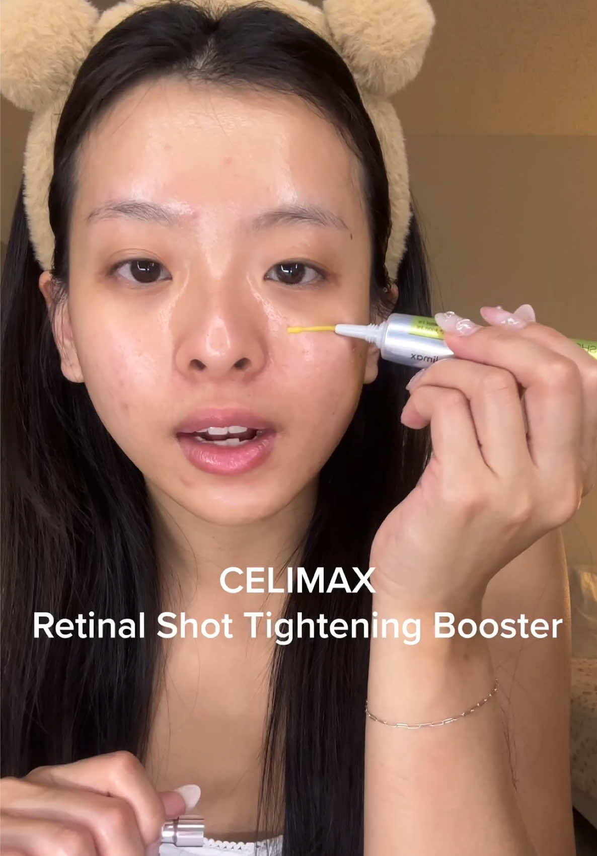 it is time… 🙂‍↕️ for me to start using RETINAL (ft. @celimax.global ‘s retinal shot tightening serum) #celimax #skincare #antiaging #koreanskincare 