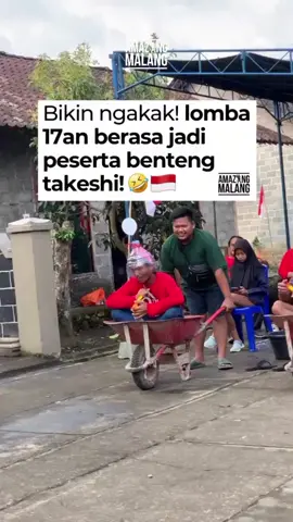 Lomba di kampung orang lucu2! 😆😆 Seruu poll!! Ide panitia yang ga kaleng” kreatifnyaaa. kalo di kampung kalian ada lomba kaya gini bakal ikut join ga seh? Vidione:@orkasi24 Follow@amazingmalang, media informasi terbesar di Malang Raya. #amazingmalang #17agustus #hutri80 #receh
