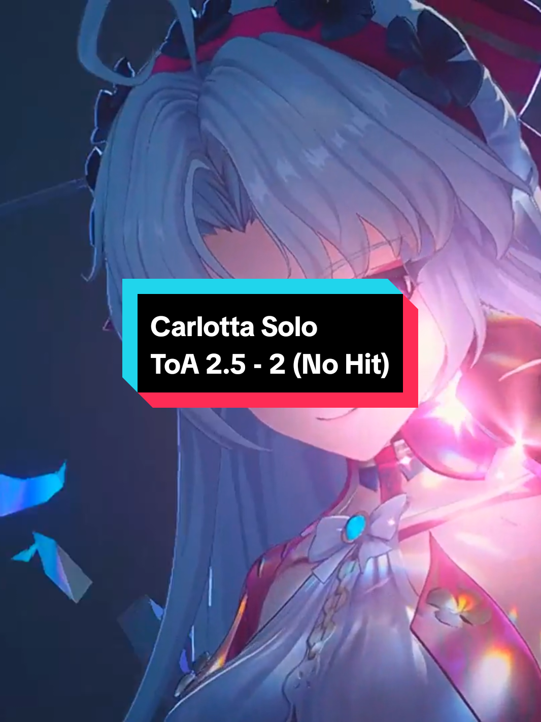 Carlotta Solo new ToA 2.5[2] (no hit). Hazard zone: Resonant tower - Floor 4. Carlotta salah satu dps wajib punya sih, plus sign nya juga. damage gede, tim lumayan fleksibel, gameplay gampang. #wutheringwaves #wuwabattle #towerofadversity #carlotta #endgamecontent 