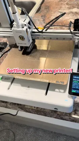 Setting up my newest 3d printer, the Bambu Labs A1 combo! I absolutely love it so far. #3dprinting #bambulabs #bambulabsa1 #3dprinter 
