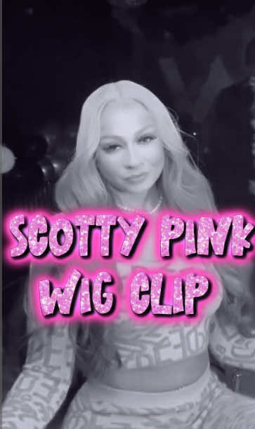 Scotty pink wig clip #foryoupage #baddies #fyp #viral #wig 