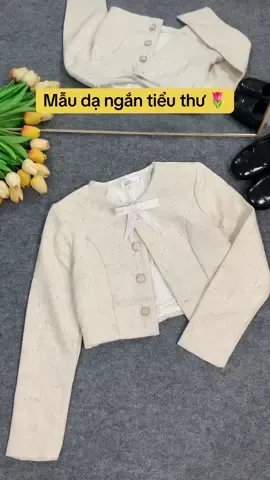 Mâuc dạ ngắn tiểu thư nhẹ nhàng 🌷#aokhoacdanu #xuhuong 