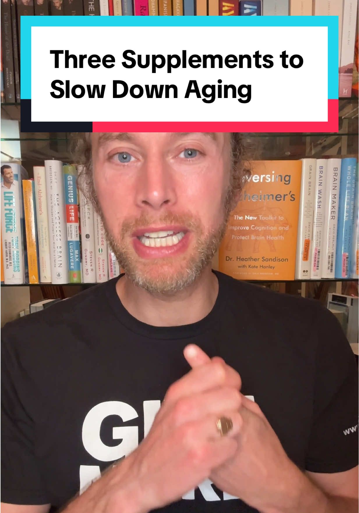 Three Supplements to Slow Down and Reverse Aging. #supplements #antiaging #longevity #lionsmane #robertlove 