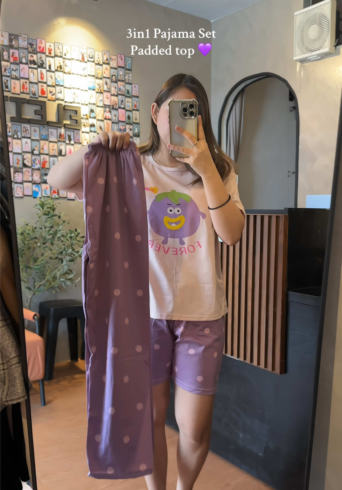 Pati pajama set dinadala kona sa studio para lang ma share 😭😂 #pajamaset #pajama #OOTD #TikTokMadeMeBuyIt 