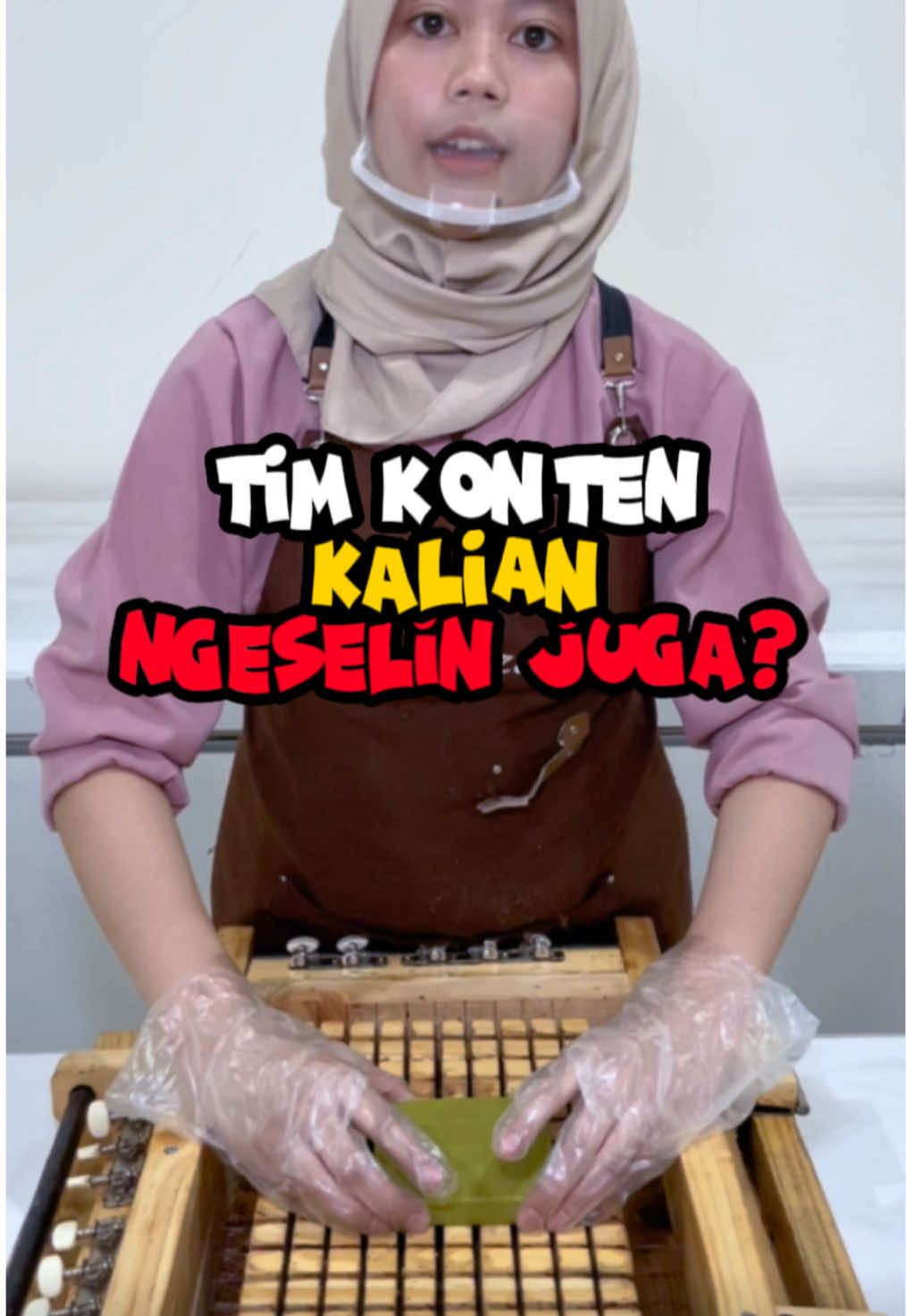 Gangguin orang lagi kerja hehe #xiujankchocolate #namachocolate #coklatviral #matcha 