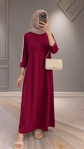 LISTIA BATWING MIDI DRES WANITA BAHAN KAOS COMBED 24S GAMIS WANITA KAOS KEKINIAN #fyppppppppppppppppppppppp #mididress #gamis 