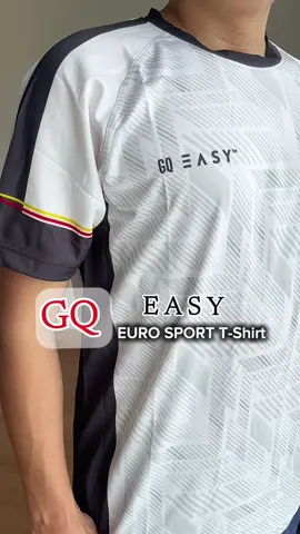GQ easy Euro sport T-shirts เสื้อกีฬาดับกลิ่นอับ แห้งเร็ว ซึมซับเหงื่อได้ดี #เสื้อกีฬา #gq #เสื้อกีฬาผ้านุ่มแห้งเร็ว #รีวิวเสื้อผ้า 