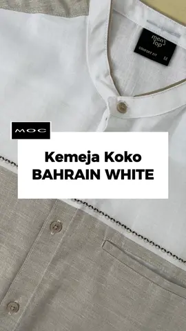 Tampil lebih santai dengan kemeja koko BAHRAIN yang berlengan pendek👌🏻 Check out di keranjang kuning sekarang🛒 #kemejakoko #bajukoko #koko #kokopria #mocindonesia 