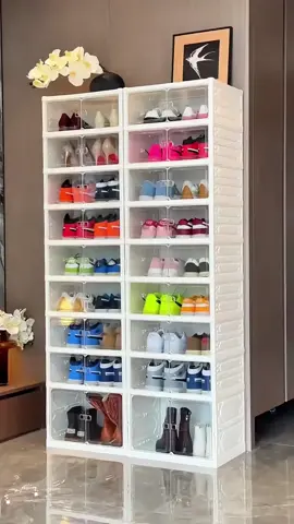 9-tier foldable shoe rack organizer #fyp #organizer #foldable #stackable #shoebox #shoerack #shoecabinet #shoeorganizer #organizedhome #shoecollection #shoelover #shoerackorganizer #foldingshoerack 
