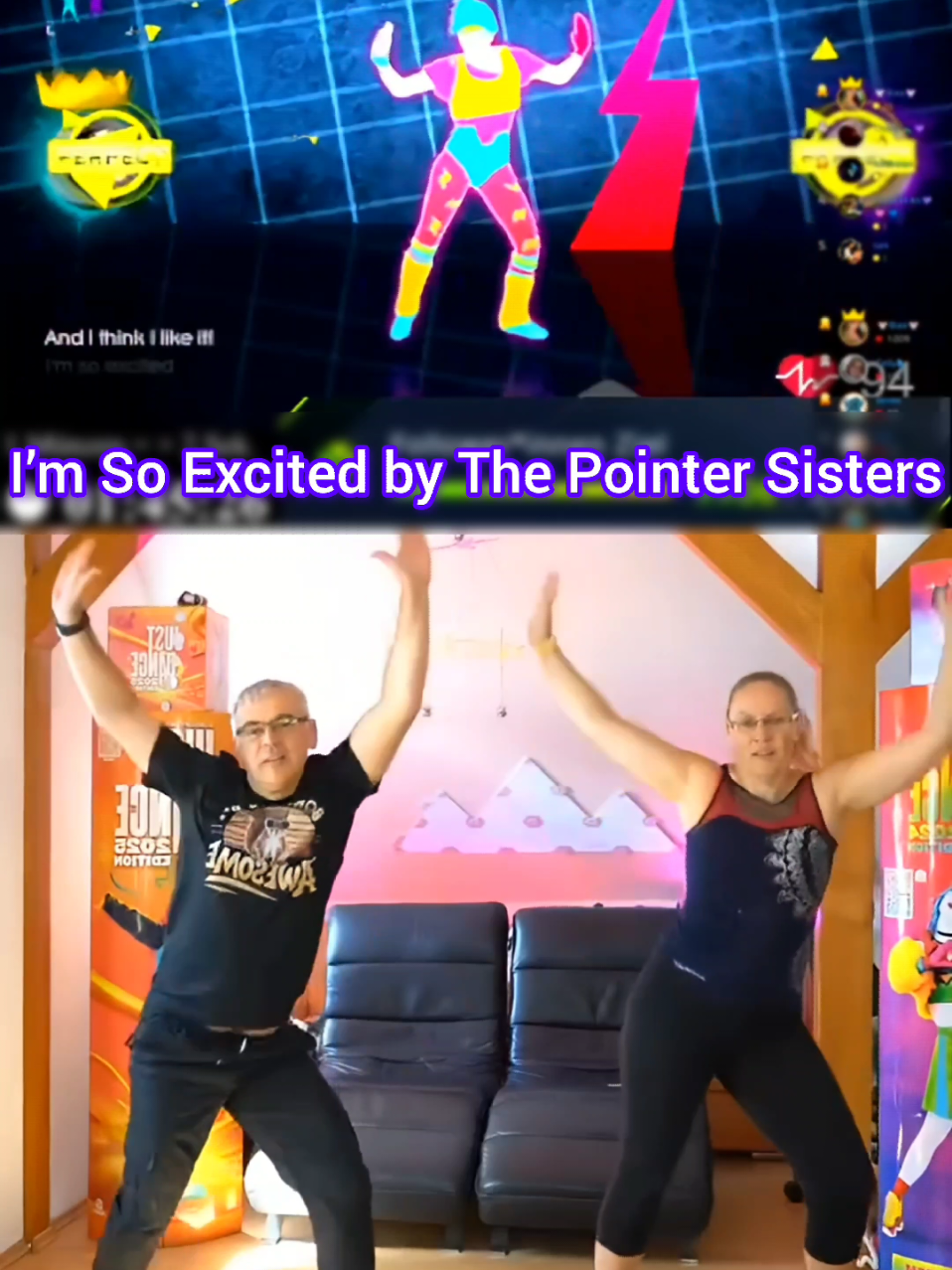 I’m So Excited by The Pointer Sisters #justdance #dance #justdance3 #couple #workout 