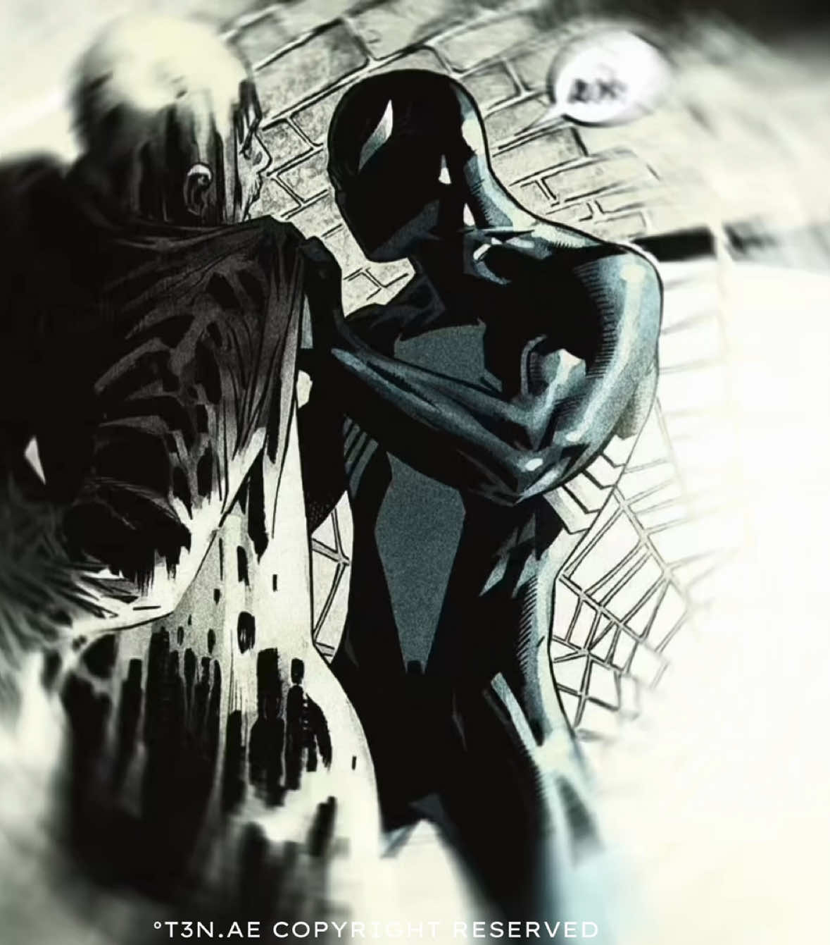 symbiote spider-man #spiderman #symbiote #venom #comic #marvel 