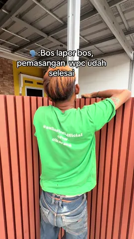 Bos lapor bos…#bengkellasauliasteelcikarangbekasi #wpcwallpanepoutdoor #pagarminimalis #fyp #fyppppppppppppppppppppppp 