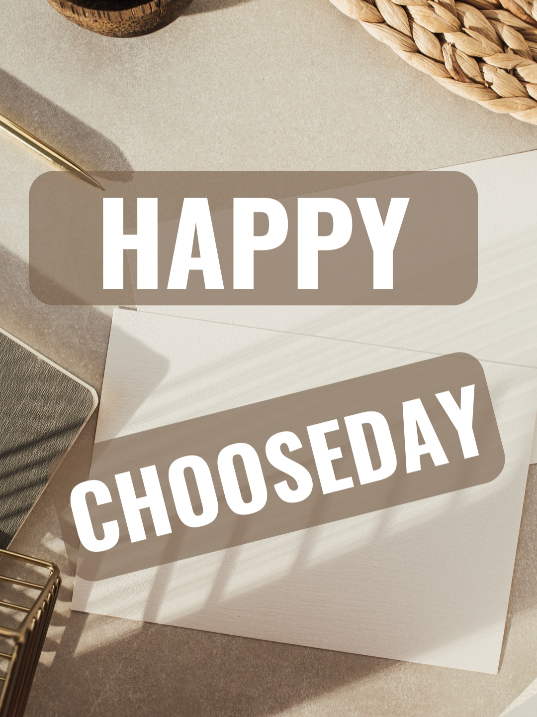 The world may try to break you down, but this Chooseday, choose happiness 😁