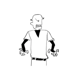 man probably has the worst hat hair anyone’s ever seen…. y’all the remaster is out everyone go beat off RIGHT NOW!!!! side note: this silly lil thing took a lot of inspo from @/st0rmsstup1d !! i thought that shit was so funny lmaooo #offgame #thebatter #zacharie #thejudge #beatoffchallenge