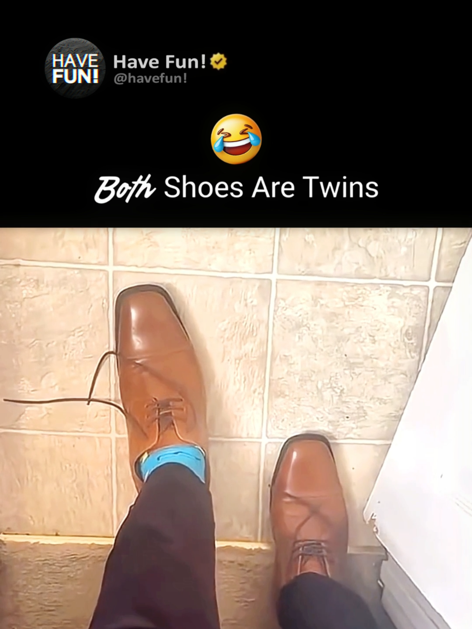 When Your Shoes Confuse You 😂