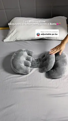 Replying to @Chin Ai Adjustable Maternity Pillow na super soft & comfy 😍 Napakamura na, sulit pa! 💤 Para sa ating mga preggy mommies, goodbye sa hirap maghanap ng pwesto — hello sa masarap na tulog! 👶 #MaternityPillow #PregnancyPillow #BuntisEssentials #PregnancyMustHave #buntistips 