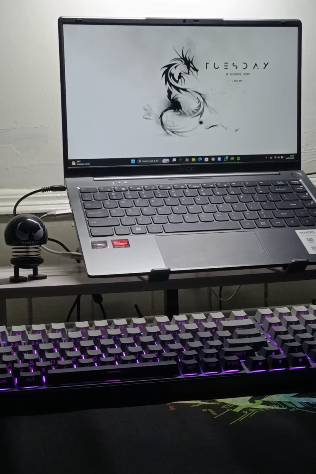 simple aja🤓 #setup #setuplaptop #cinematic #laptop #axioohype 