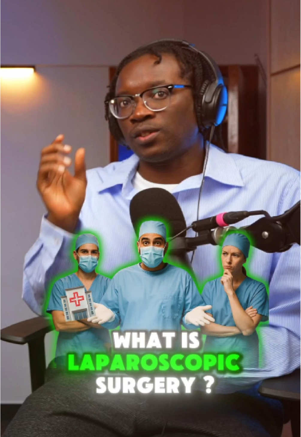 Think laparoscopic = easy surgery? 😅 Not quite! Dr. Dhaval Mistry clears up the biggest myths about keyhole surgery #LaparoscopyExplained #MedicalFacts #SurgicalTruths #KenyaHealthTalk #DrDhavalMistry 