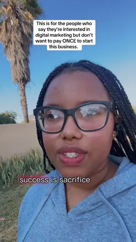 If you aren’t willing to make the sacrifice I made once to invest in my business, you aren’t willing to make the money I now make daily. Rich people will get richer and you will get poorer simply because you reject the idea of sacrificing now. 