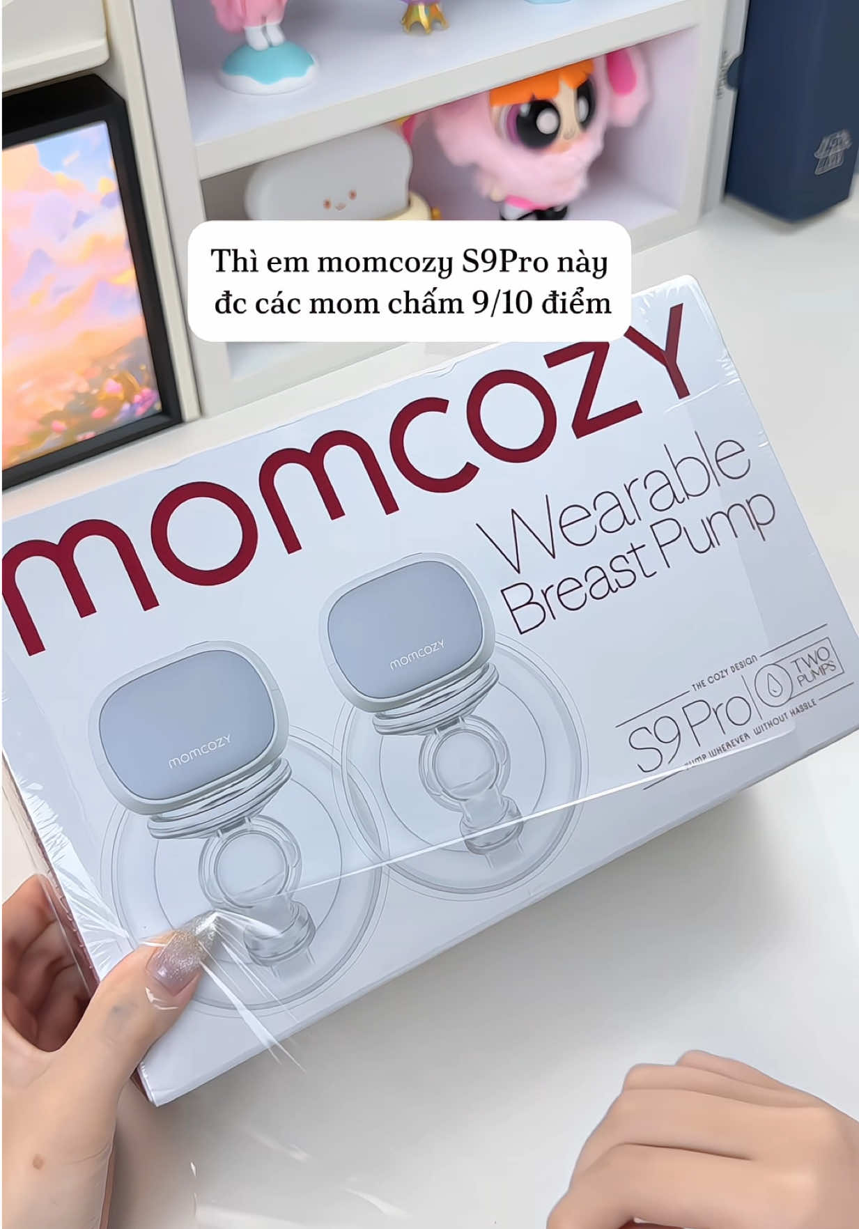 Unbox em máy mới S9 Pro ✨ tui mê cái màu hồng này quá các mom đi#momcozy#mayhutsua#s9pro#mayhutsuaranhtay