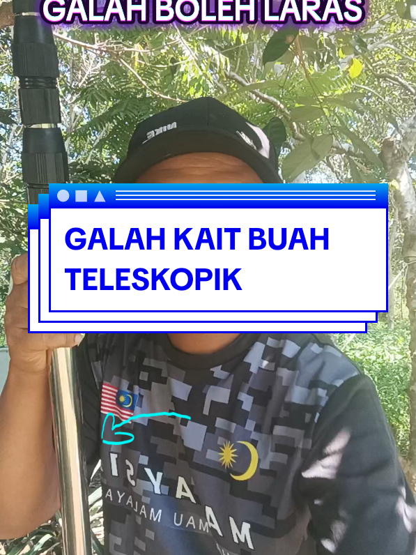Replying to @cuhnan  GALAH TELESKOPIK 6/7 METER DENGAN PERALATAN UNTUK PELBAGAI KERJA. #galah  #alatpertanian  #gengkebun  #dahariteam  #mbcaff 