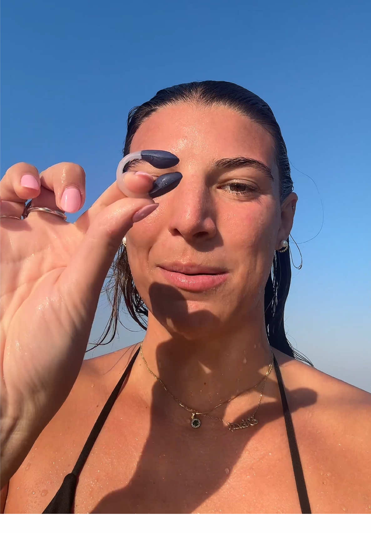 groundbreaking honestly. hope this reaches its target audience.  #swimming #noseplug #greekisland #mediterraneansea #swimmer @Decathlon thank u 