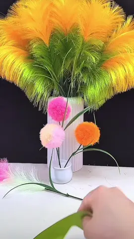 Hướng dẫn làm bông cỏ lau bằng ruy băng dễ thương dễ làm #tiemhoahandmade #cachlamhoa #hoahandmade #hoacolau #hoaruybang 