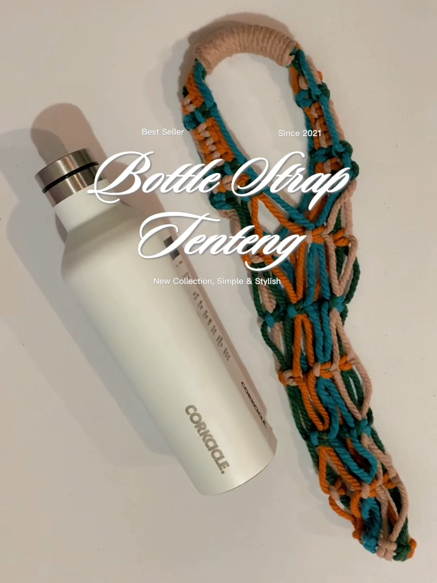 Warna dan modelnya cantik banget!! 🤩💗 #talibotol #corkcicle #tumbler #tumblersoftiktok #bottlestrap