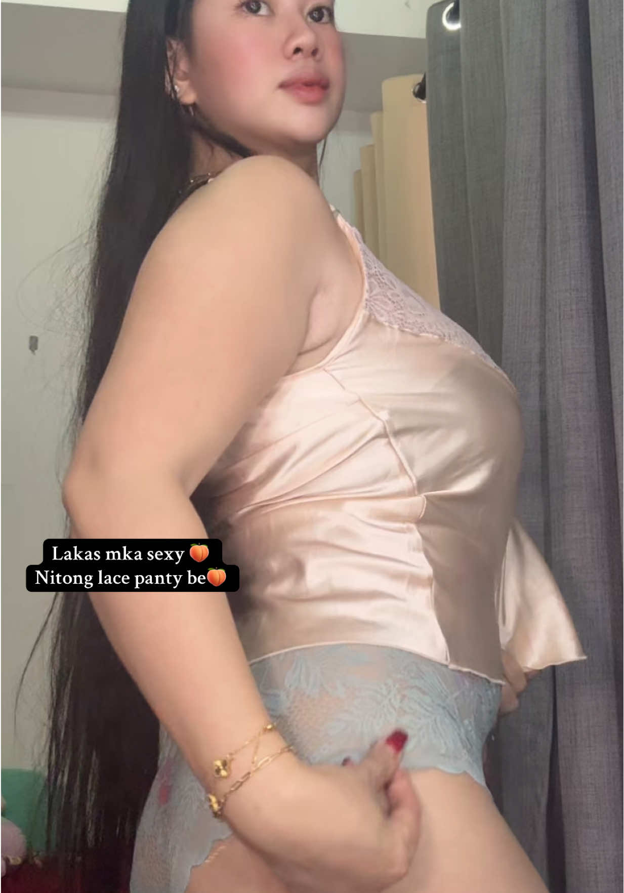 Lakas mka sexy 🍑  Nitong lace panty be🍑#annalmario 