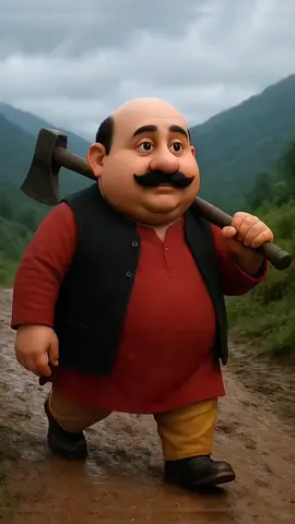 Motu Ki Jungle Ke Taraf Yatra #motupatlu #cartoons #ai #forest #monkey 