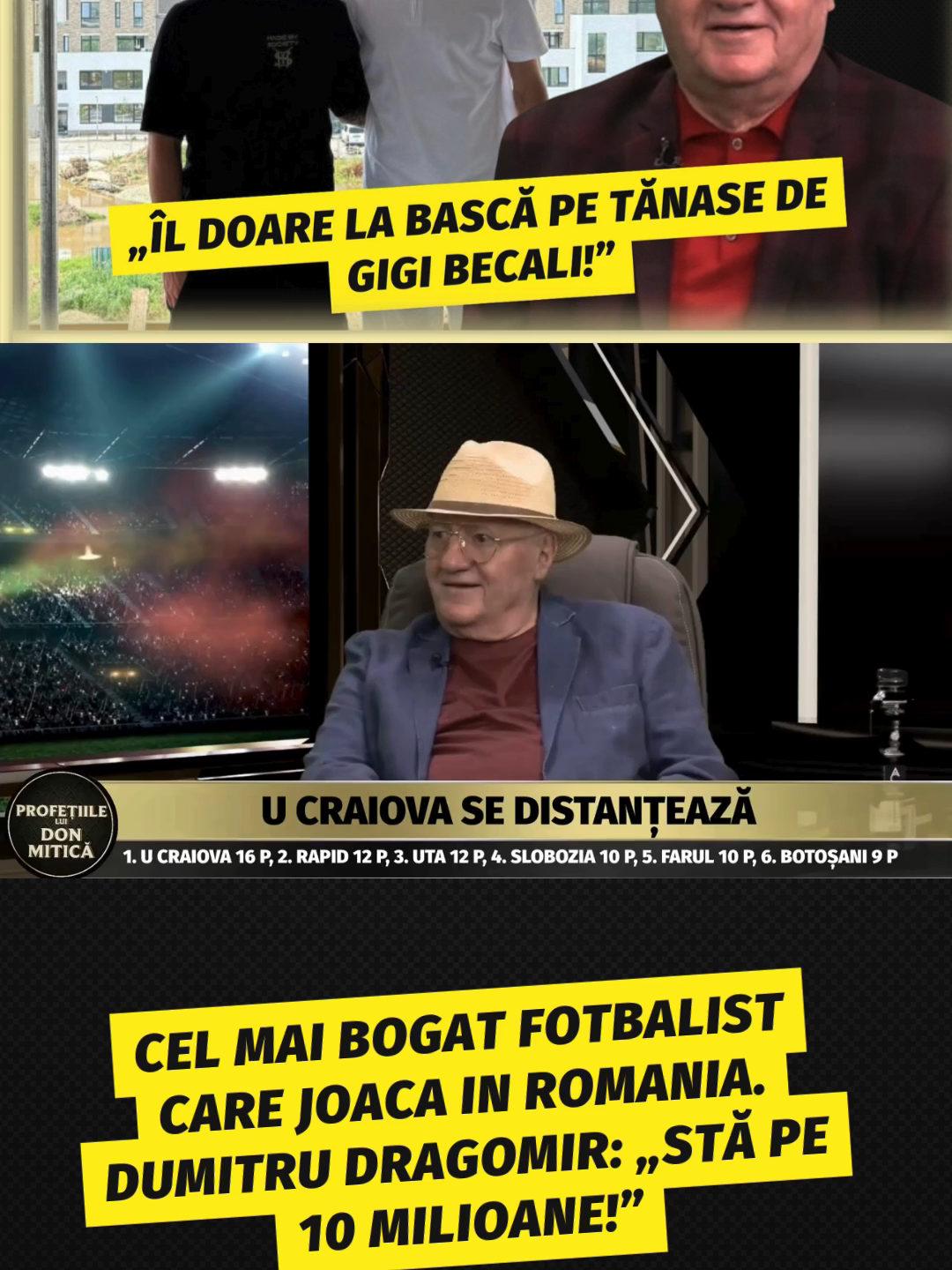 CEL MAI BOGAT FOTBALIST care joaca in Romania. Dumitru Dragomir: „STĂ PE 10 MILIOANE!” #dumitrudragomir #donmitica #fcsb #florintanase #horiaivanovici