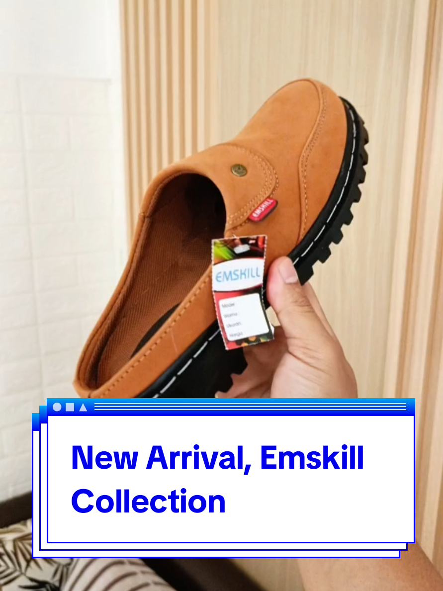 Membalas @yusielsavrianti   Sepatu sandal slip on pria kulit suede nobuk ringan lentur dan lembut kombinasi karet yang simple mewah elegan bisa dipakai sehari-hari maupun acara formal, original dari EMSKILL dengan KUALITAS PREMIUM. Ready mulai dari ukuran 39-44. Stok rebutan cek keranjang kuning. #sepatusandal #sepatuseloppria #sandalpria #sandalsepatupria  #sandalkulit #sepatukulitpria 