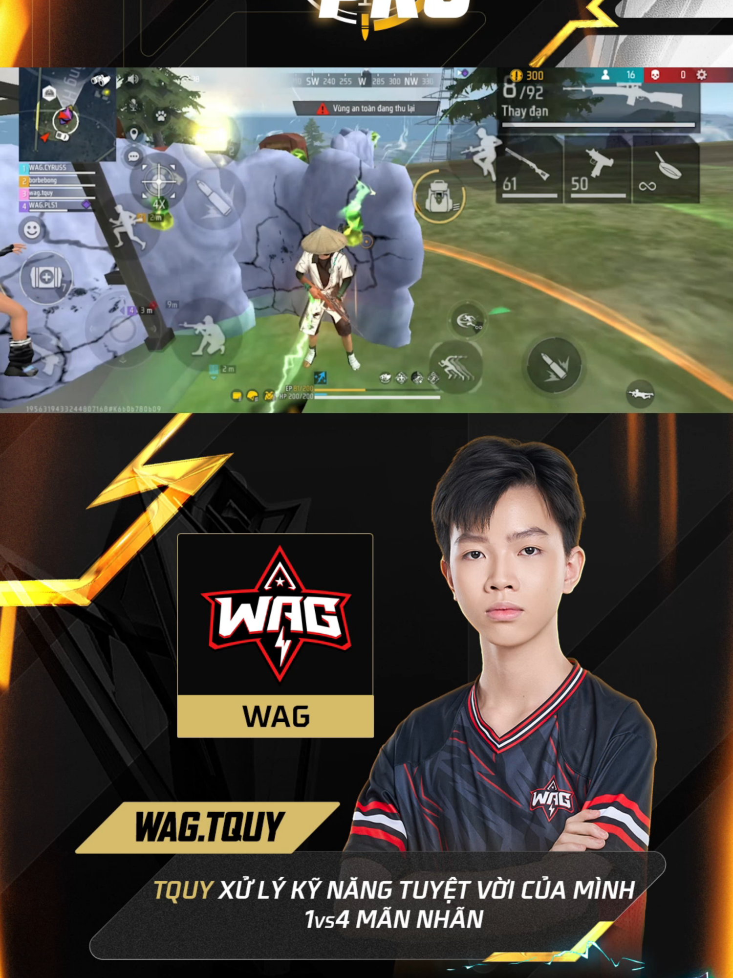 Một mình cân 2, TQUY tạo ra đột biến cho WAG🔥 Booyah! gọi tên WAG một cách đầy bất ngờ #FreeFire #GamingOnTikTok #ffwssea2025fall #strikeandrise #redbullfreefire