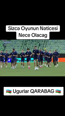 Qarabagin Ferencvarosla oyun oncesi mesqi