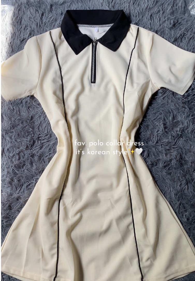 very demure✨. #dress #collardress #fit #koreanstyle 