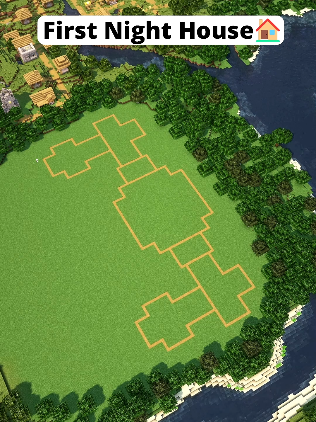 Minecraft Easy Starter House🏡 - Link in Bio😊 #Minecraft #minecraftbuilding #minecrafttutorial #minecraftbuild #minecraftideas