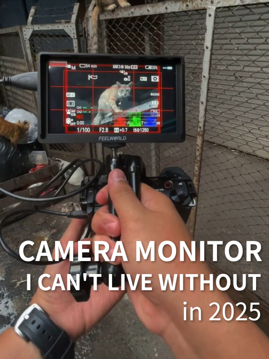 The camera accessories I can’t live without in 2025. FEELWORLD camera monitor, from framing to exposure, it’s the game-changer that makes every shoot smoother. #feelworld #feelworldmonitor #cameraaccessories #videographer #filmmaker #directors #solocreator #photographer #contentcreator