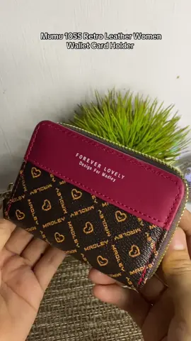 Mumu 1055 Retro Leather Women Wallet Card Holder  #wallet #walletforwomen #cardholder #purse #mumu 