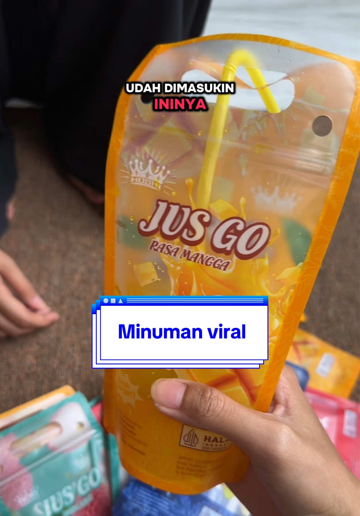 Rekomendasi minuman viral buat kalian guyss 🥳 JUS GO 🤤 #jusgo #minumanviral #minumansegar #lezatbalado 