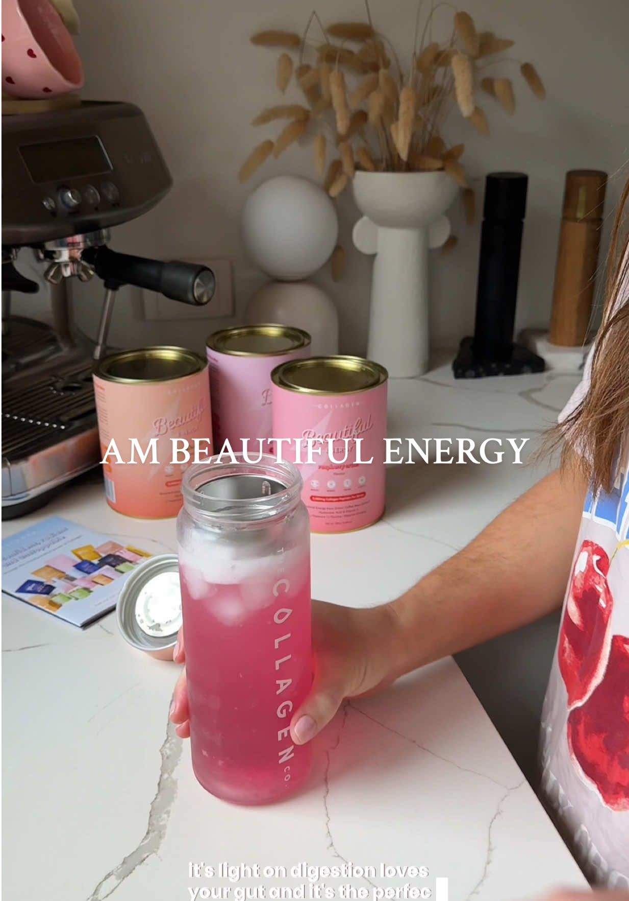 Morning experiment: swapped my usual coffee for @The Collagen Co‘s Beautiful Energy… and I’m actually so impressed 👀 #ad  Clean boost from green coffee bean extract, no jitters, no crash — and it tastes divine. Might be my new morning ritual! Add 1 scoop to a glass with 350-500ml of cold water, mix well, and enjoy. Also so good to get your water intake going for the day.  You can get a little discount off your order using my code KEELYJ10 🩷  (Gifted) #TheCollagenCo #ExperienceTheGlow #energydrink #nocoffee  