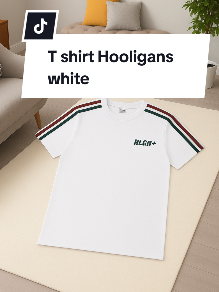 Kaos Hooligans white, kepoin di keranjang kuning ada harga khusus 😍 #kaosviral #tshirthooligans #hooligans #tshirtformen #ootdcasual 