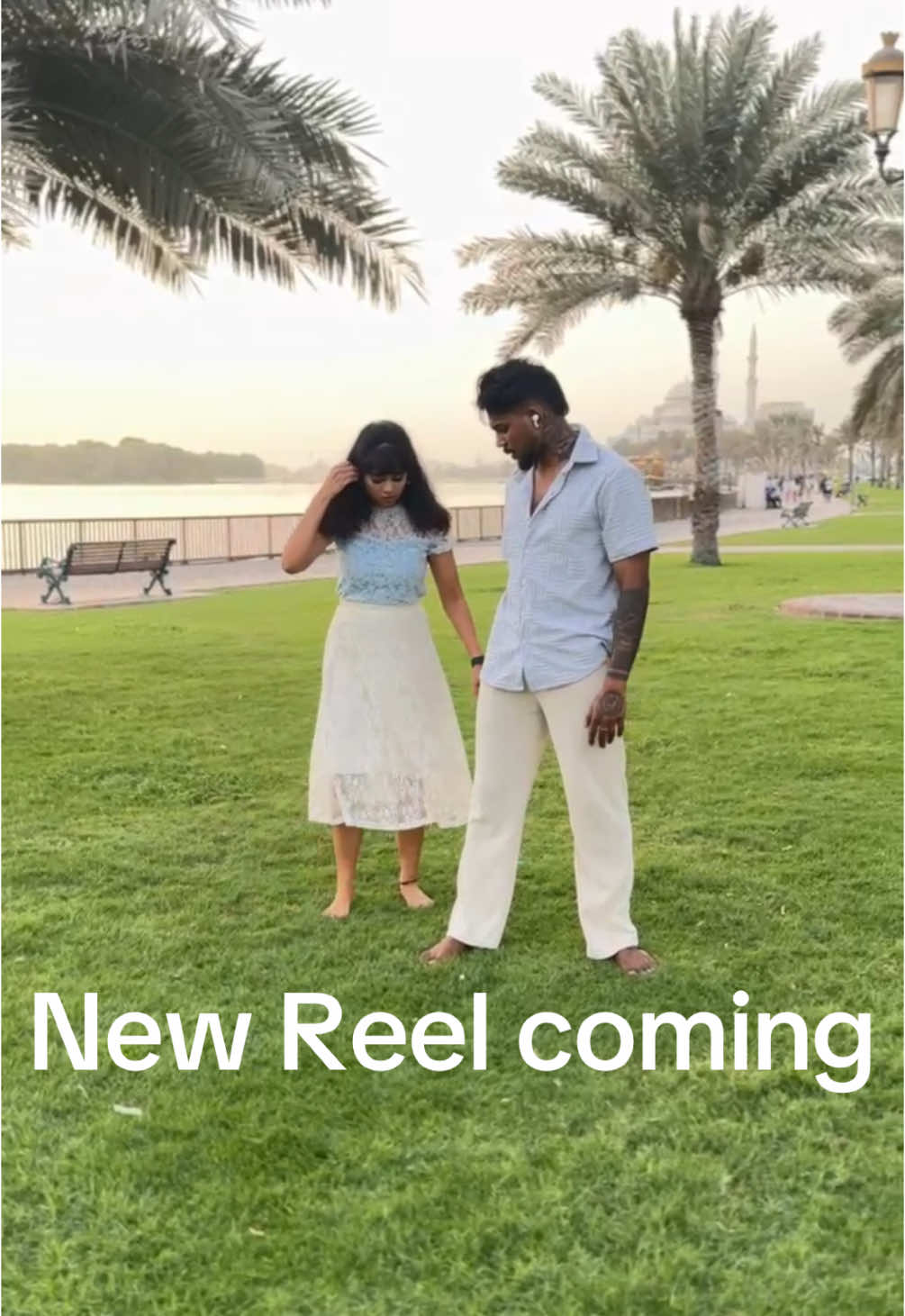 New reel on the way🩵🤍 #newreel #tiktok #fyp #sharjah #uae #dance #dancereel 
