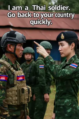 🇹🇭🔥 “กลับไป!” คำสั่งสั้น ๆ แต่เฉียบขาด จากนายทหารหญิงไทย ที่ช่องอานม้า ภาพของทหารหญิงไทยที่โคตรเท่ สมศักดิ์ศรีทหารไทย...... ❤️🇹🇭 #ยินดีไทยแลนด์ 📸 ขอบคุณรูป : ไทยรัฐ #ช่องอานม้า #ทหารหญิง #ทหารไทย 