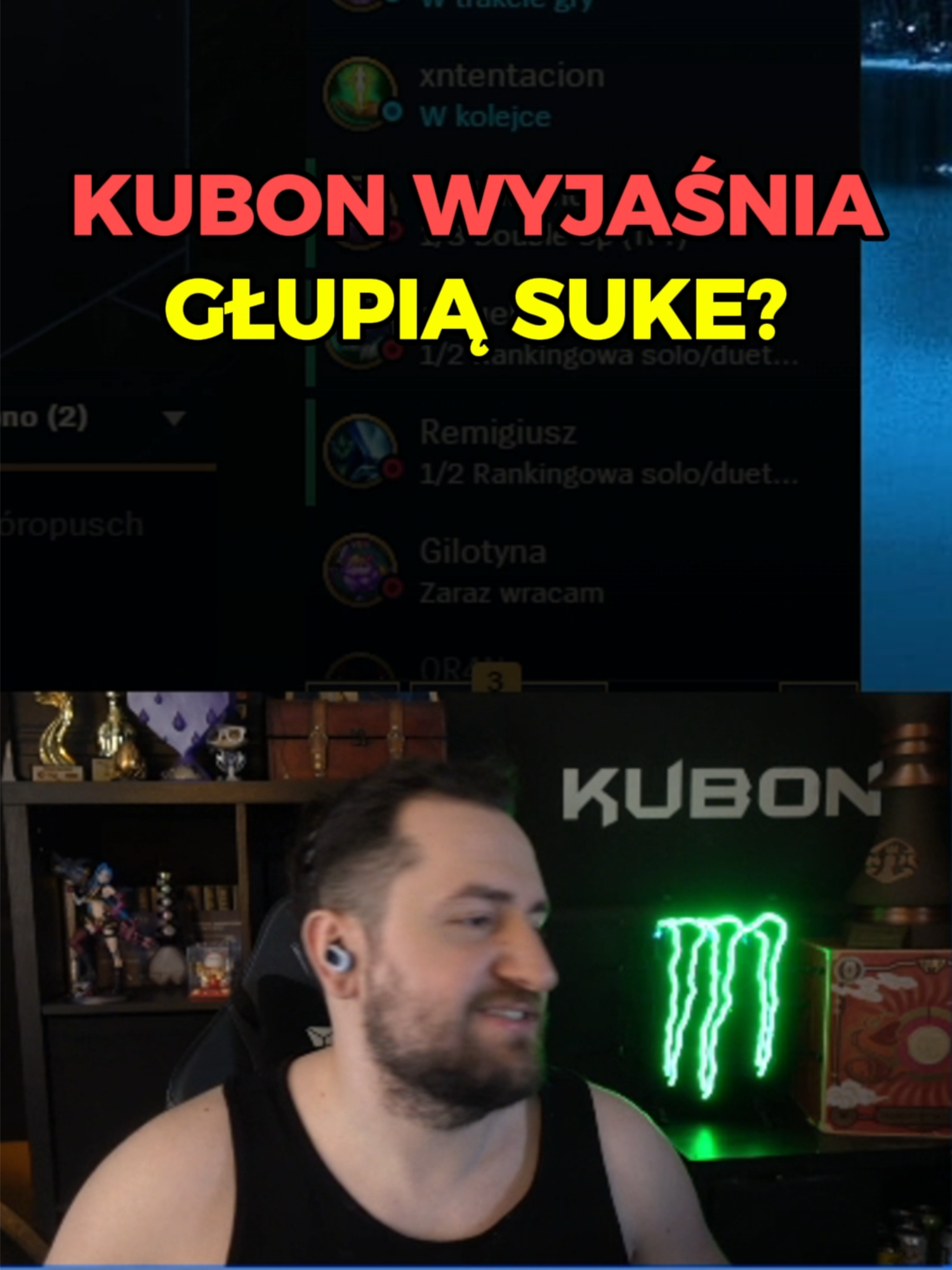 KUBON OSTRO O DZIEWCZYNIE WIDZA! #kubon #xntentacion #kubonshoty #lolpolska #klipylol #overpow #klipykick #shotykick SPRAWDŹ CAŁY FILM!  https://youtu.be/YMnL4GHVxWo Zapraszam do subskrybowania i zostawienia lajka!   Linki do streamerów użytych w filmie https://kick.com/kubon/   #kubon #klipylol #klipytwitch #shotylol  #shotykick #klipykick #leagueoflegends #lol   #twitchstreamers   #kaseko   #frajgo   #cinkrofwest  #arquel  #mamm0n  #rybsonlol_  #lec  #turniej  #esport  #gaming  #polscystreamerzy  #twitch   #gameplay   #lolpolska   #streamerzy