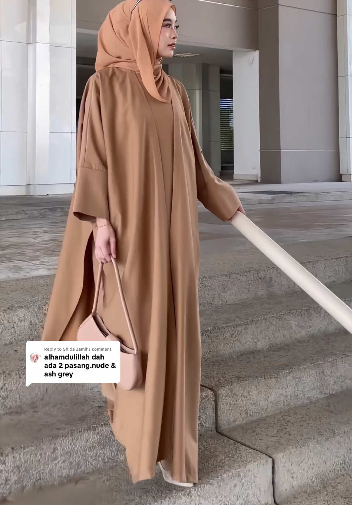 Replying to @Shida Jamil ramai dah beli abaya 2 layer ni. Rm79.90 tapi dapat 2 layer lagi. Beli cepat nanti habis lagiii 🥹 #fyp #abaya2layer 