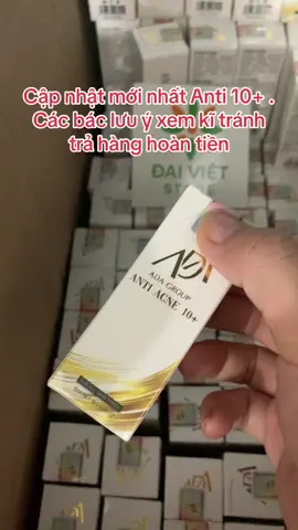 Cập nhật mới nhất Anti 10+ .   - Em cào tem để tránh phá giá - Công ty không dán tem cào trong chai - Bên trong không kèm  giấy hướng dẫn sử dụng.  Các bác lưu ý xem kĩ tránh trả hàng hoàn tiền giúp em ! 